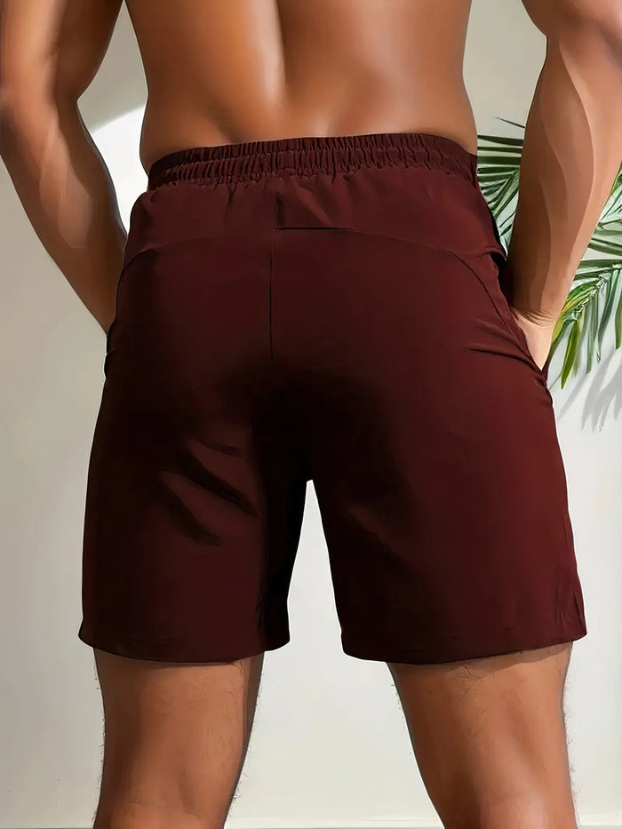 Breathable Training Shorts With Elasticated Waistband - Alfredo