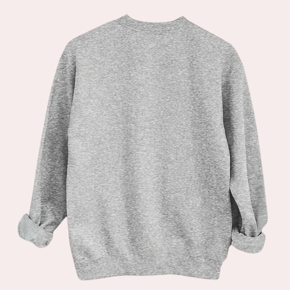 Ladies Halloween Sweatshirt with Ghost Print – Liora