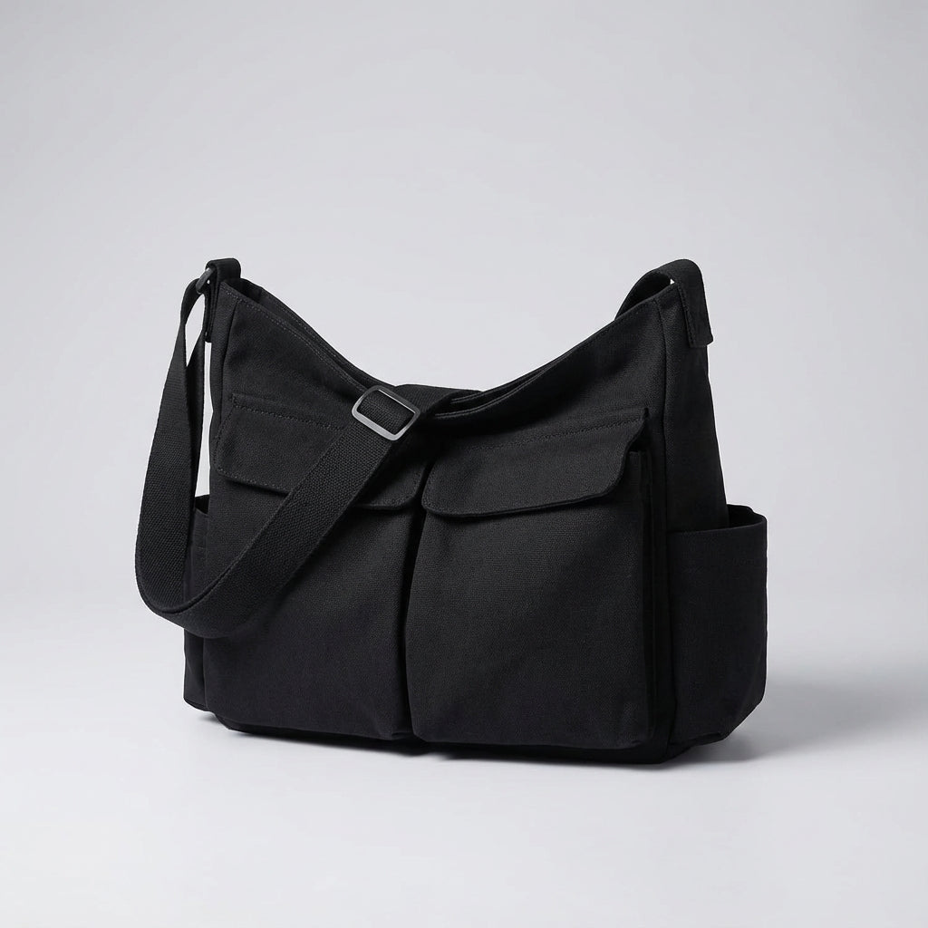 Canvas Crossbody Messenger Tas - DailyMessenger