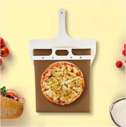 Adjustable pizza peel made of birch wood with sliding mechanism – Fornello