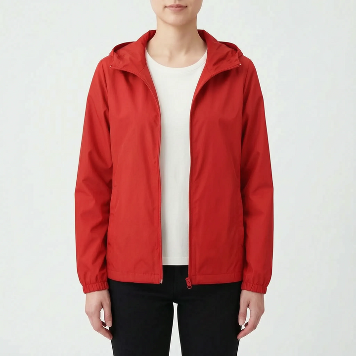 Casual Hooded Windbreaker Jacket -  Vickie