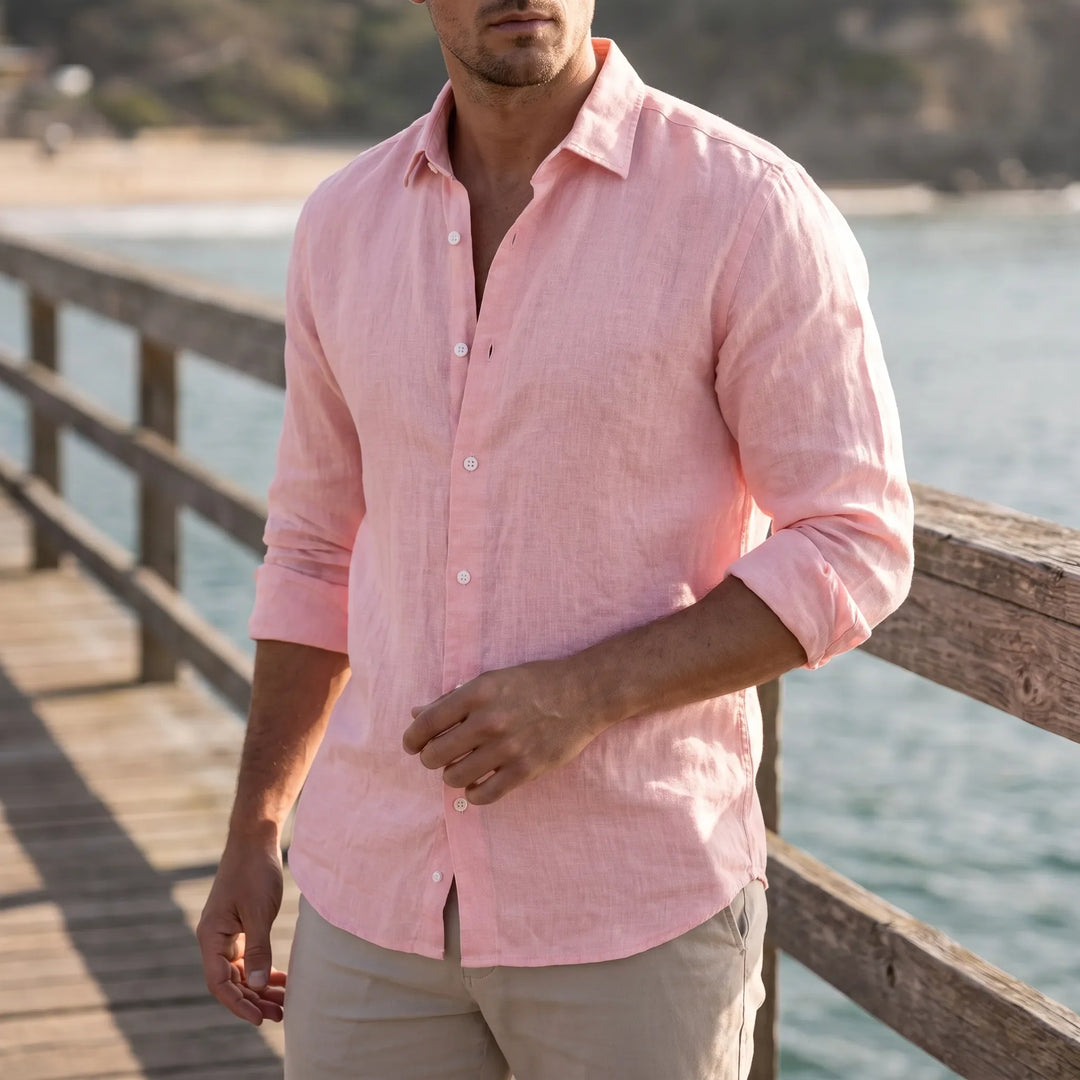 Casual Long Sleeve Shirt -  Lionel