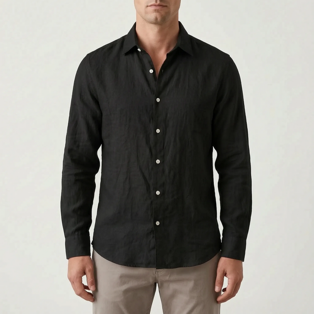 Casual Long Sleeve Shirt -  Lionel