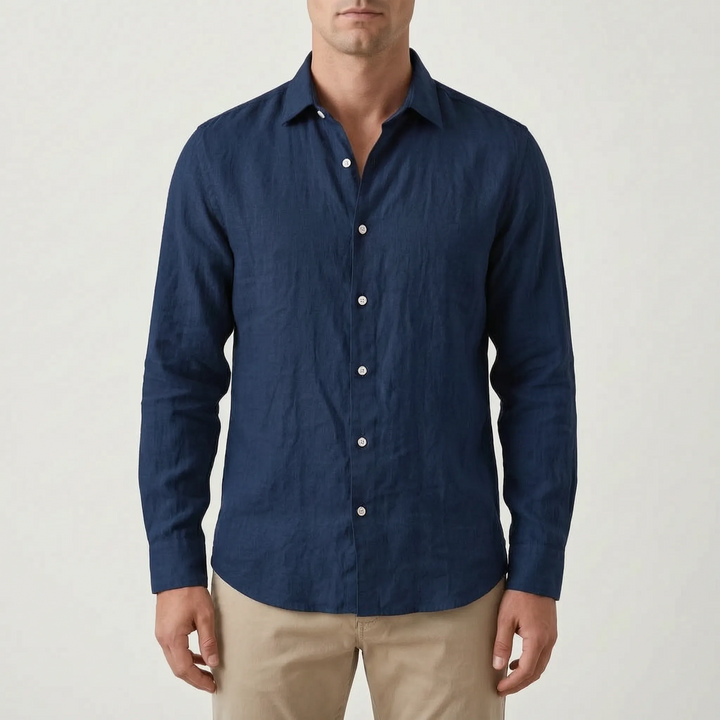 Casual Long Sleeve Shirt -  Lionel