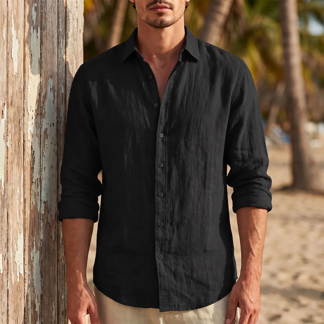 Casual Long Sleeve Shirt -  Seth