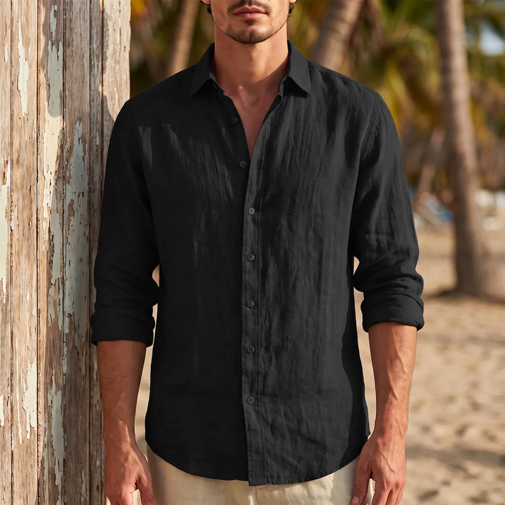 Casual Long Sleeve Shirt -  Seth