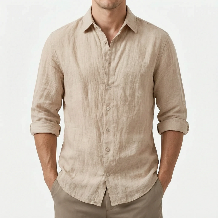 Casual Long Sleeve Shirt -  Seth
