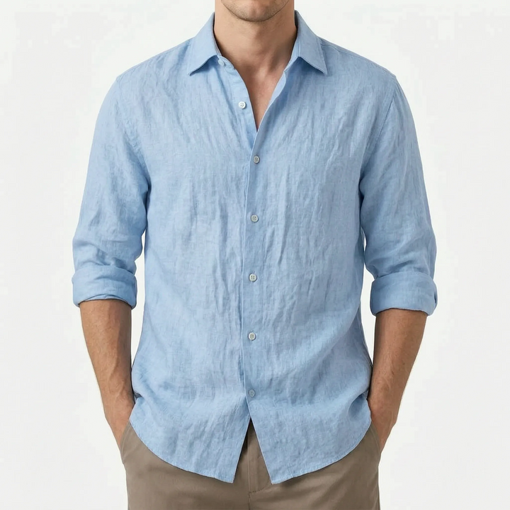 Casual Long Sleeve Shirt -  Seth