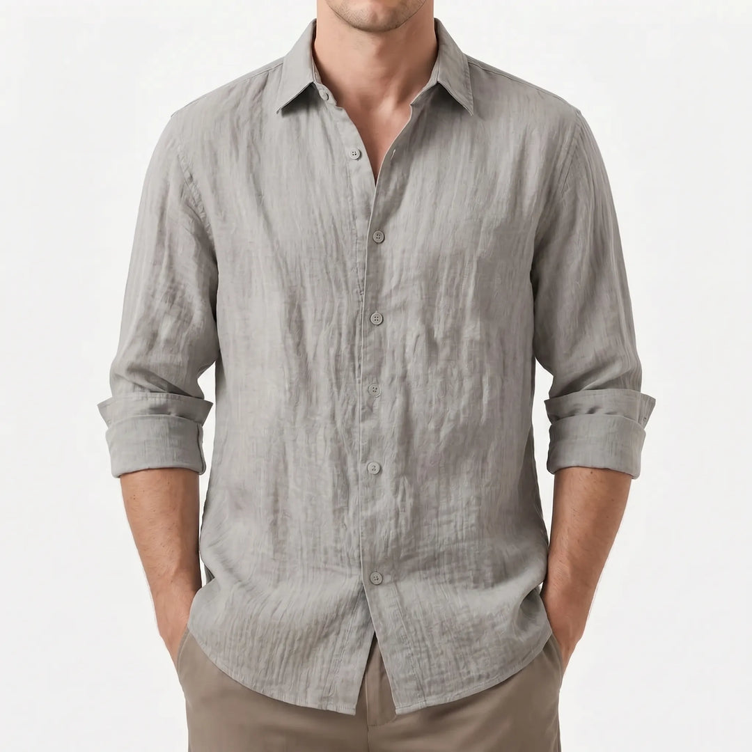 Casual Long Sleeve Shirt -  Seth