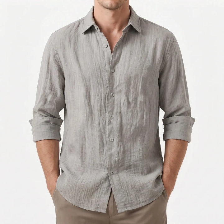 Casual Long Sleeve Shirt -  Seth