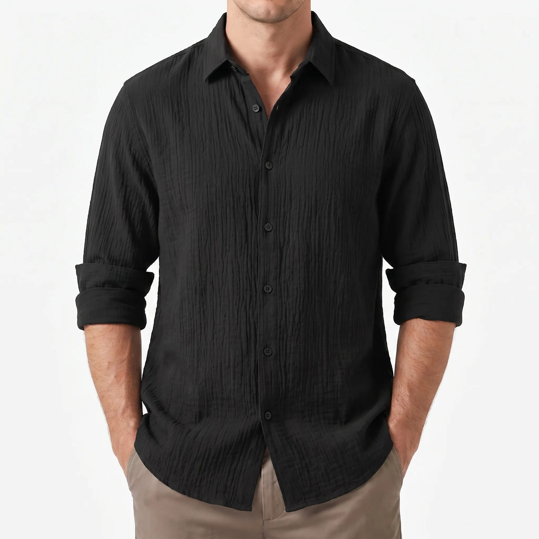 Casual Long Sleeve Shirt -  Seth