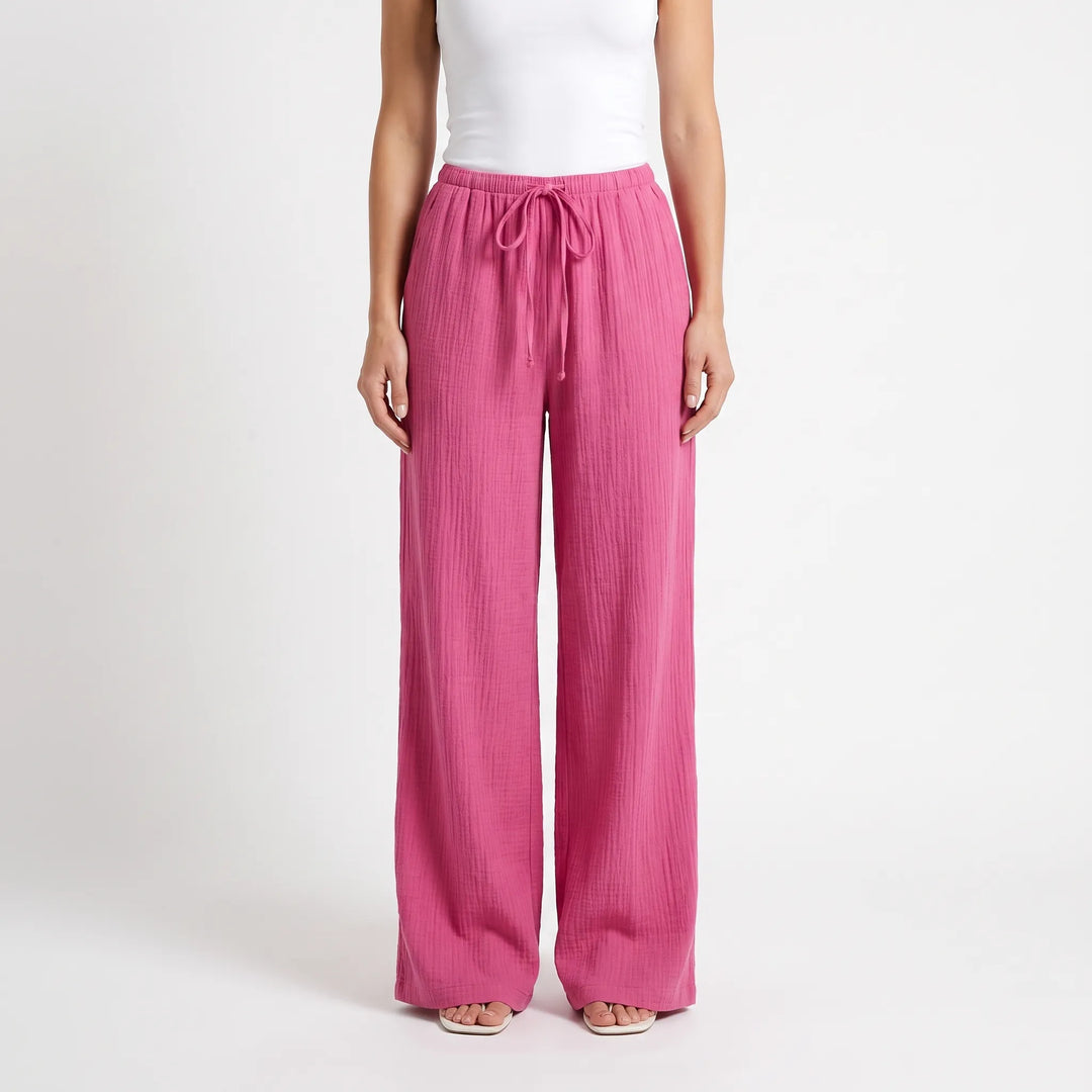 Casual Palazzo Pants - Meghan