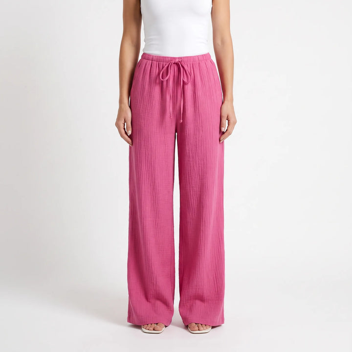 Casual Palazzo Pants - Meghan