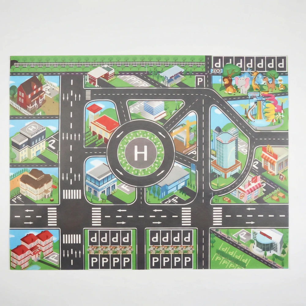 Children Play City Mat - Playroado