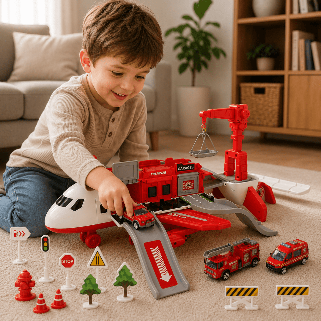 Childrens Toy Aeroplane Playset - AeroPlay
