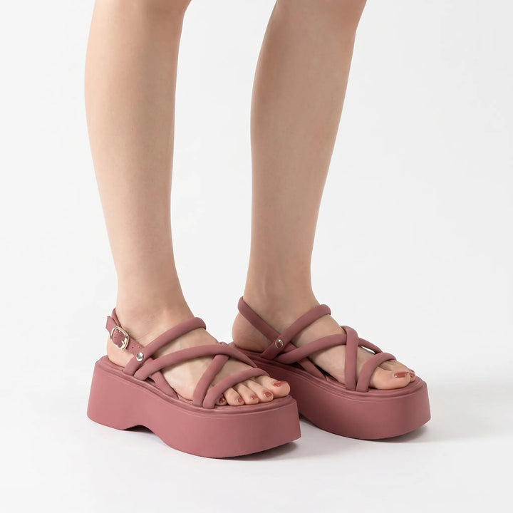 Chunky Wedge And Platform Sandals - Olga