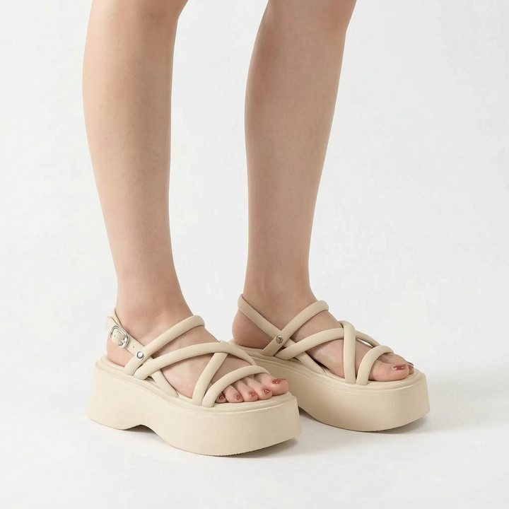 Chunky Wedge And Platform Sandals - Olga