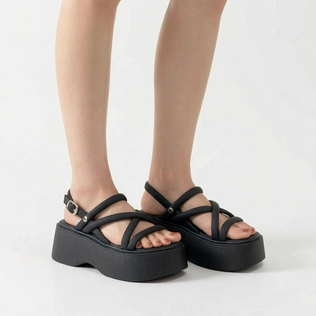 Chunky Wedge And Platform Sandals - Olga