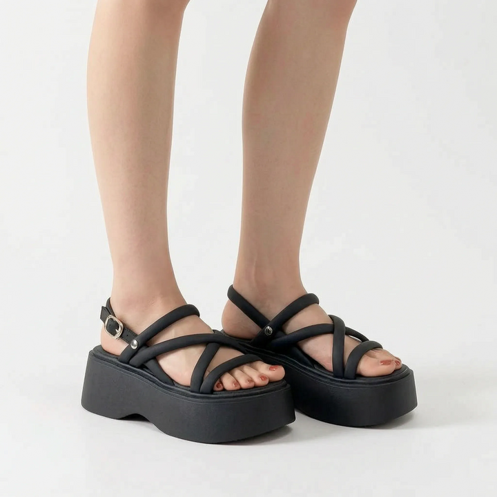 Chunky Wedge And Platform Sandals - Olga