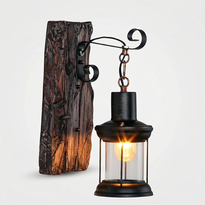 Cilindervormige Wandlamp Met Landelijke Uitstraling - Lantavo