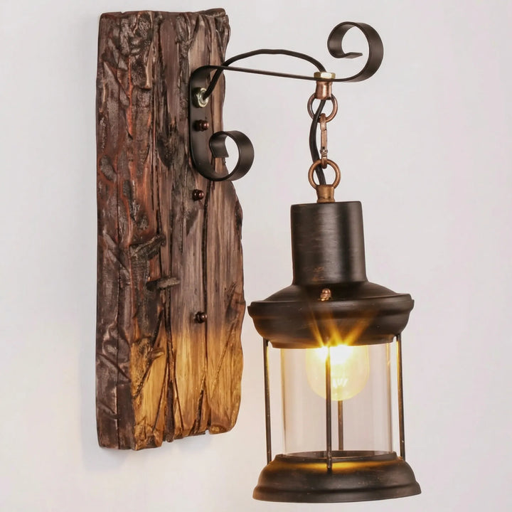 Cilindervormige Wandlamp Met Landelijke Uitstraling - Lantavo