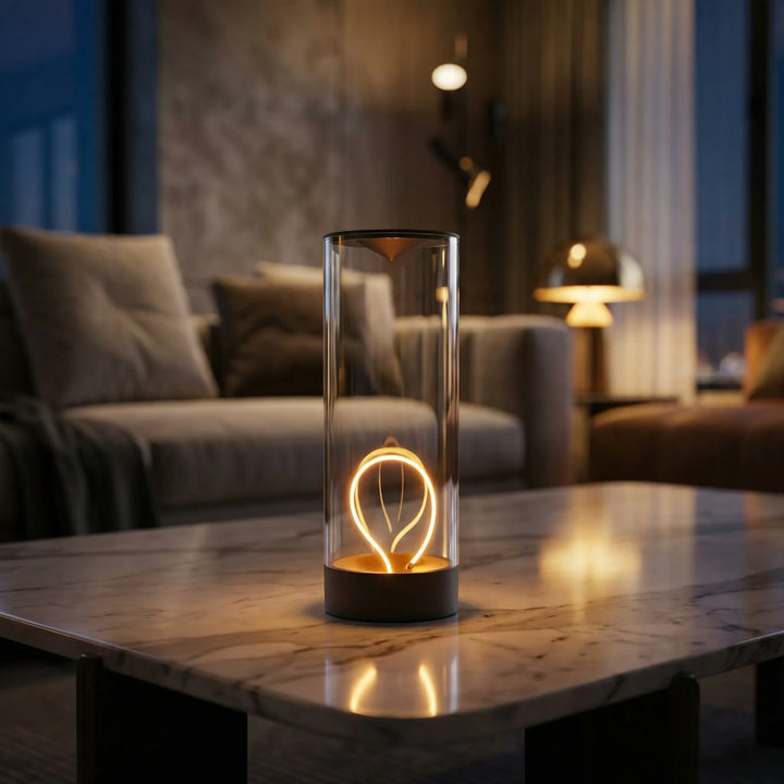Cilindrische LED-Sfeerlamp Met Kosmisch Ontwerp - Kosmolux