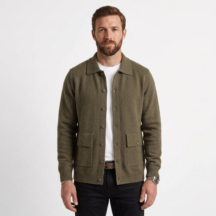 Classic Button-Front Casual Jacket - Sean