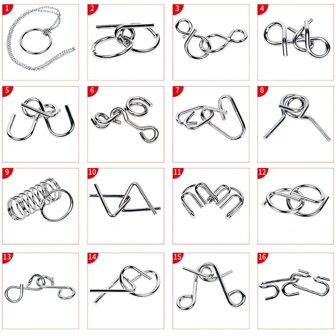 Classic Interlocking Brain Teasers - MindLatch
