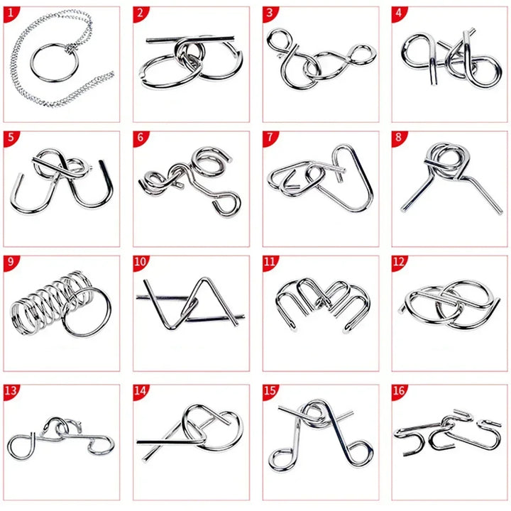 Classic Interlocking Brain Teasers - MindLatch