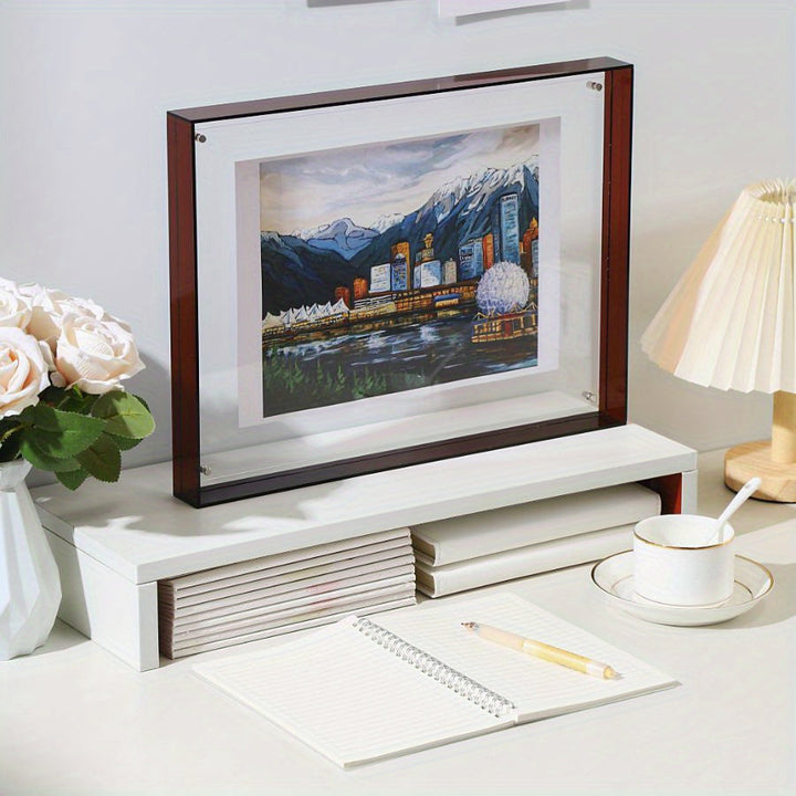 Clear Floating Photo Frame - Vistabox