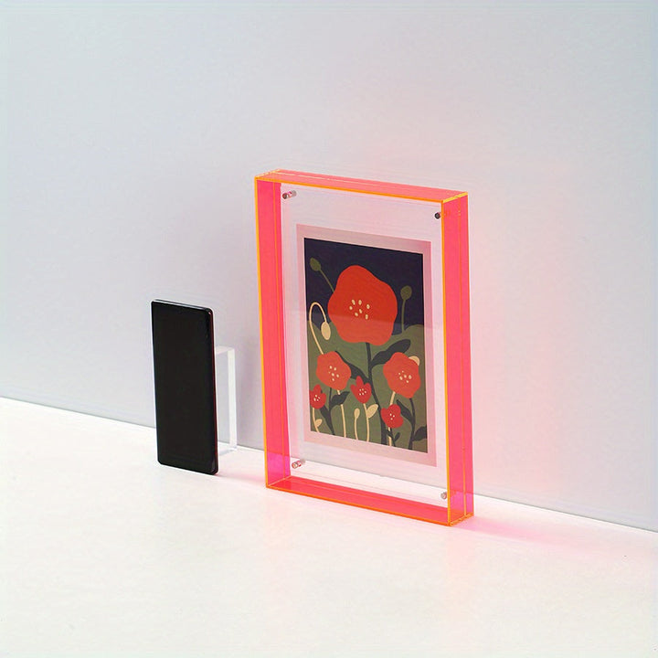 Clear Floating Photo Frame - Vistabox