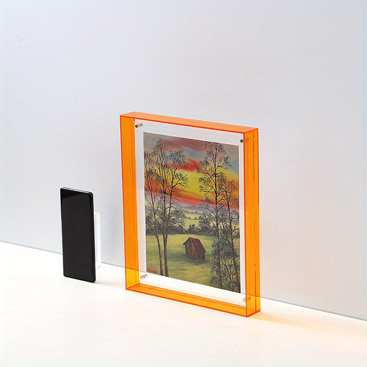Clear Floating Photo Frame - Vistabox
