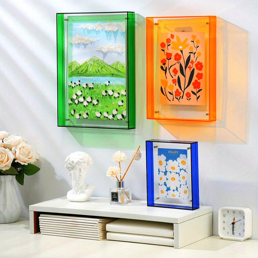 Clear Floating Photo Frame - Vistabox
