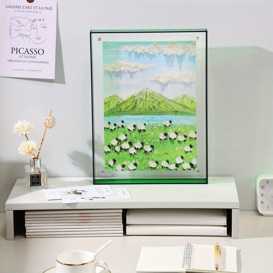 Clear Floating Photo Frame - Vistabox