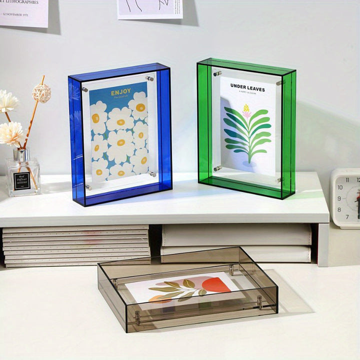 Clear Floating Photo Frame - Vistabox