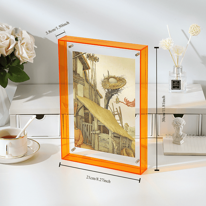 Clear Floating Photo Frame - Vistabox