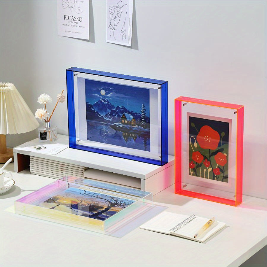 Clear Floating Photo Frame - Vistabox
