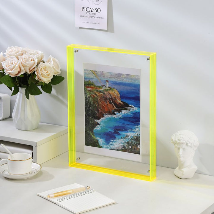 Clear Floating Photo Frame - Vistabox