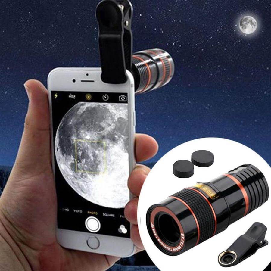 Clip-On Telephoto Smartphone Lens - OptiClip