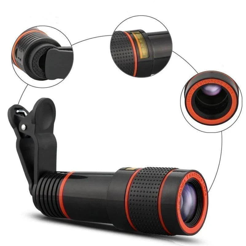 Clip-On Telephoto Smartphone Lens - OptiClip