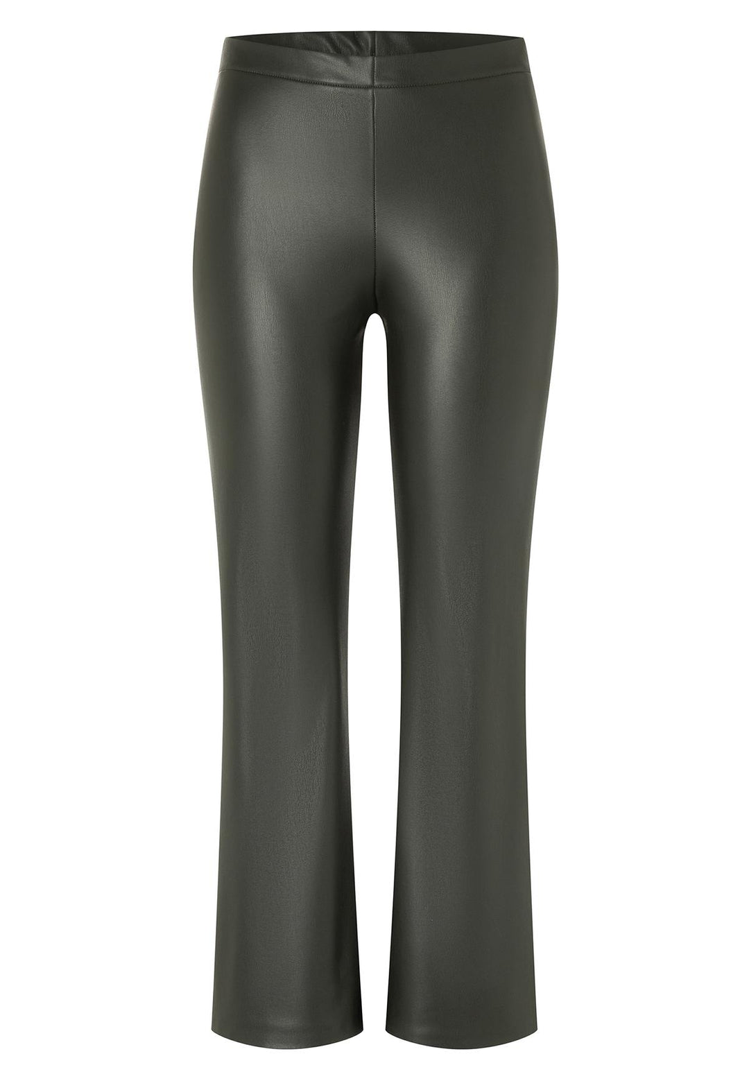 Coated Figure-Hugging Pants - Zarna