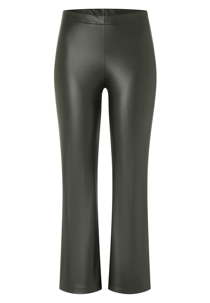Coated Figure-Hugging Pants - Zarna