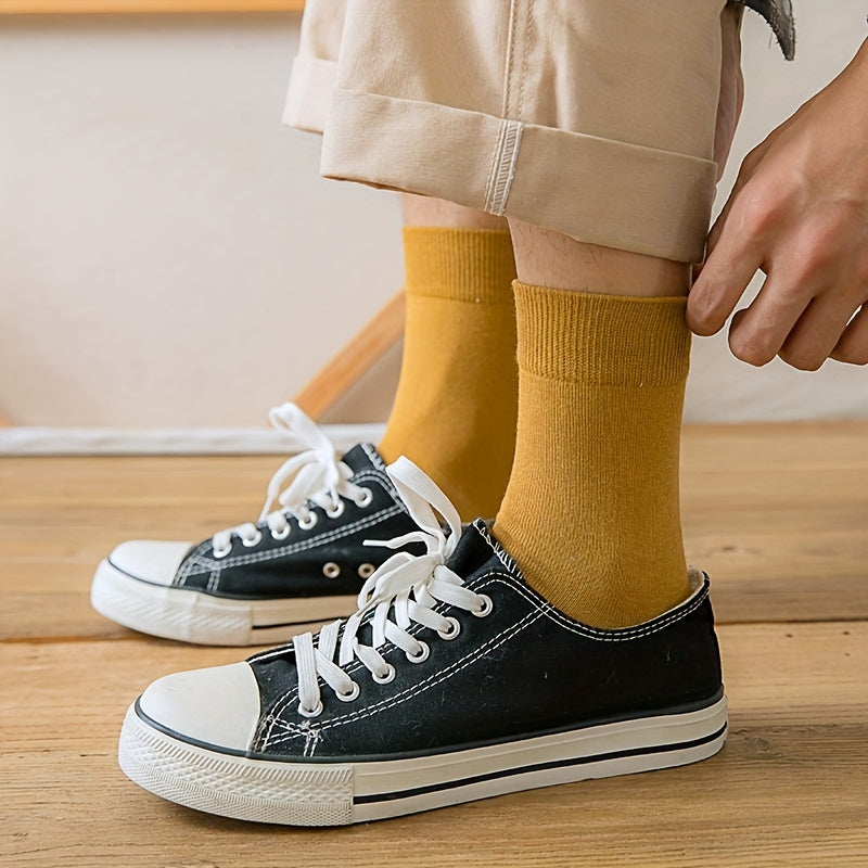 Colorful Crew-Length Everyday Socks - Warren