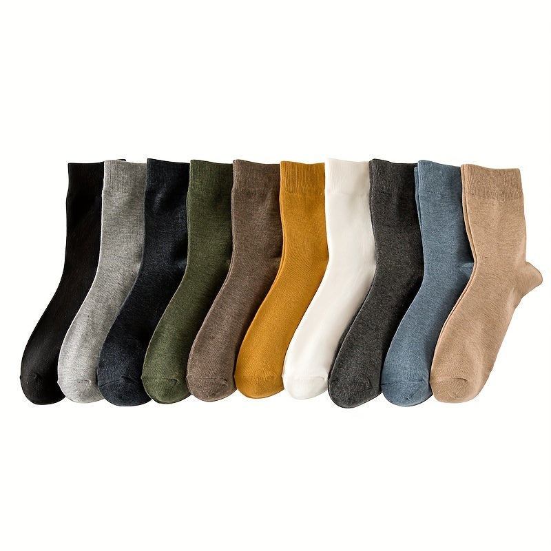 Colorful Crew-Length Everyday Socks - Warren