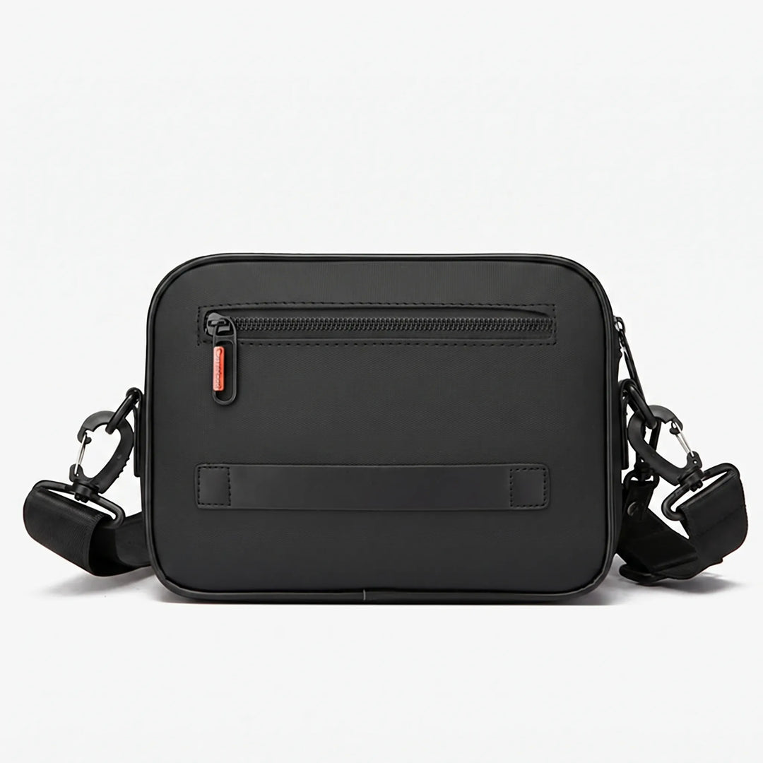 Compact Black Shoulder Bag - Covalt