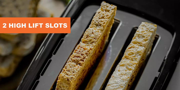 Compact Black Two-Slice Toaster - Mornixa