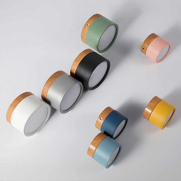 Compact Cylindrical Ceiling Light - Kyntaro