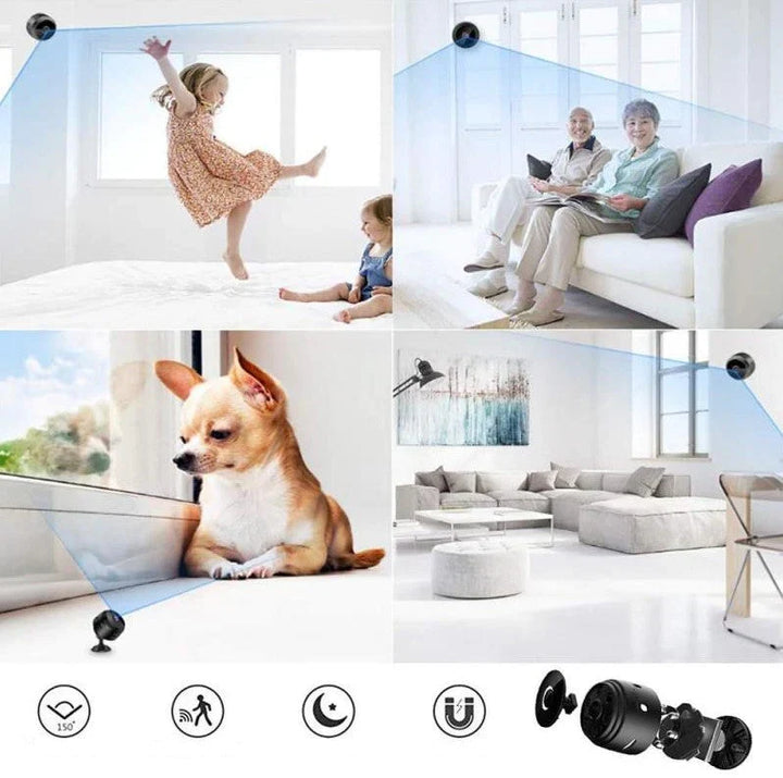 Compact Indoor Wireless Security Camera - CamVisi