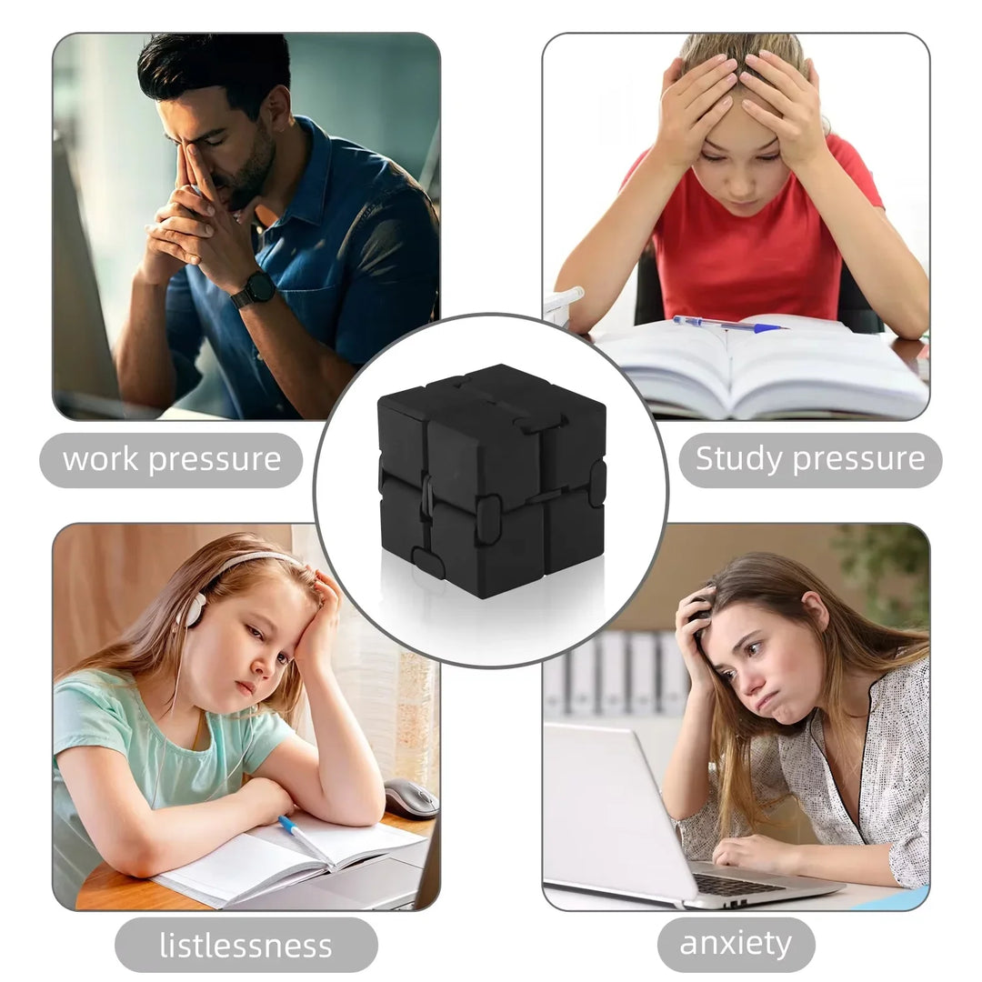 Compact Infinity Fidget Cube - Fluxon
