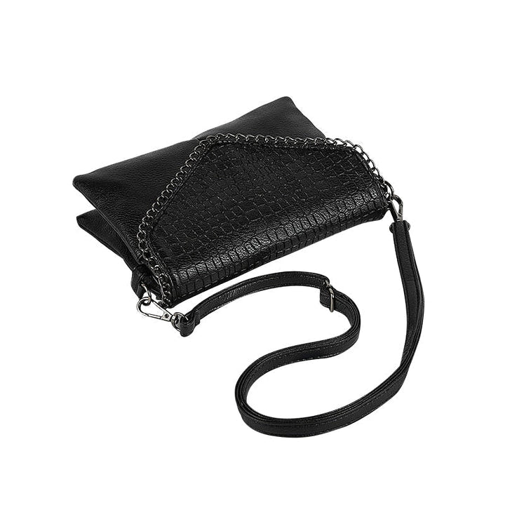 Compact Textured Crossbody Bag - Noirelle